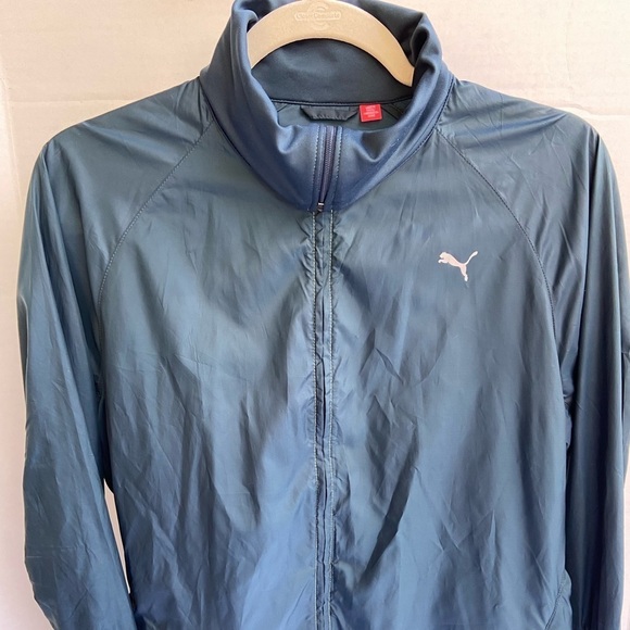 Puma Runner Windbreaker Jacket Teal - Picture 10 of 16
